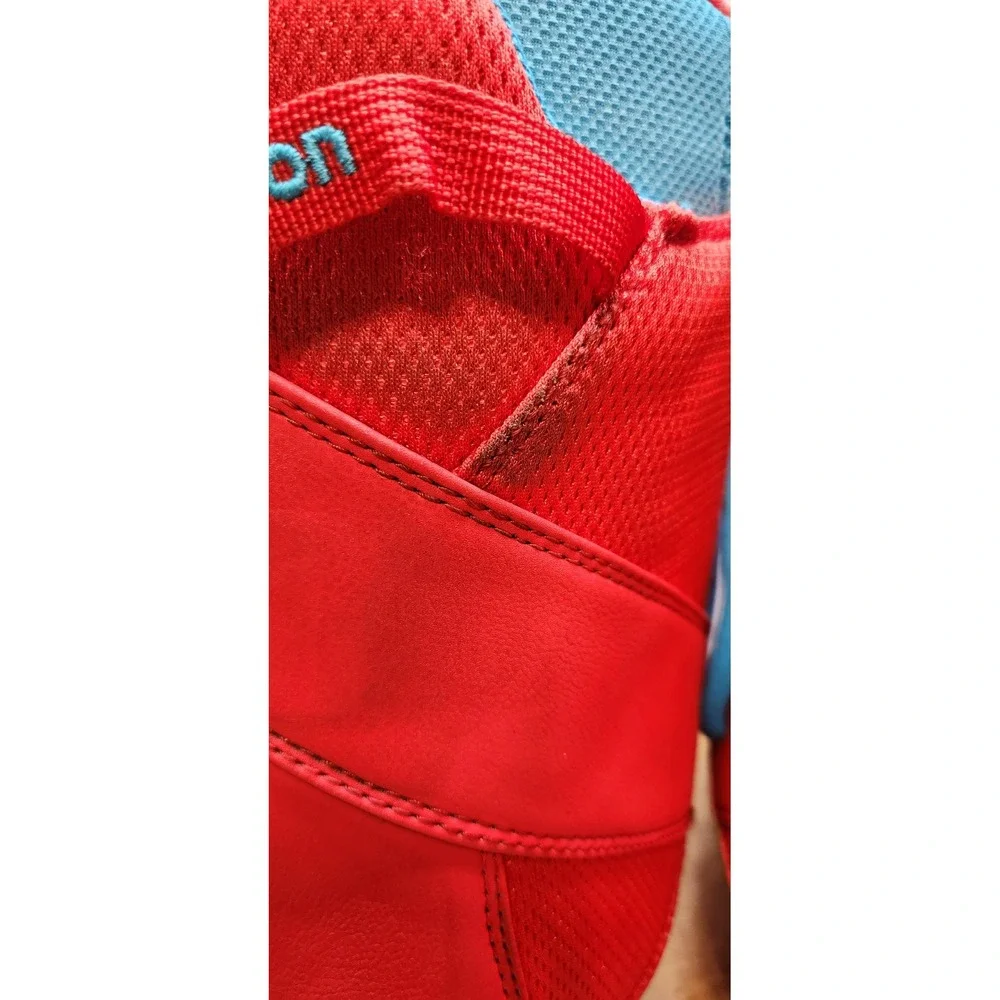 Burton Rampant Snowboard Boots Mens Red Blue Lace Up Freestyle Park Riding